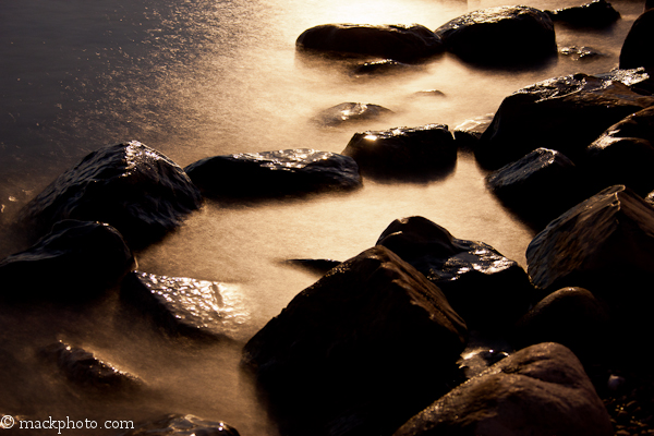 Moonrise, Lighthouse Beach