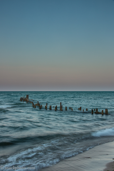 Moonrise, Lighthouse Beach