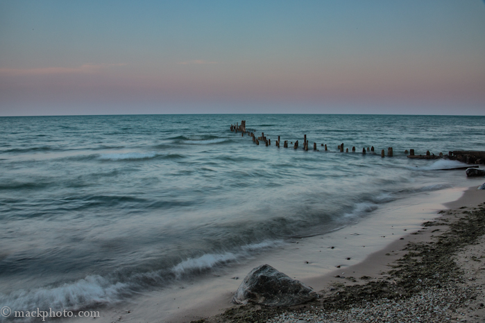 Moonrise, Lighthouse Beach